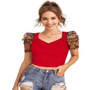 Indian Western Tank Tops Exportación de calidad premium Formal Tops cortos para niñas Mujeres Ropa de oficina Última colección disponible - Product Image 1