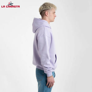 Haute qualité 500gsm poids lourd pull à capuche français Terry sweats à capuche goutte épaule sans cordes lourd surdimensionné hommes sweats à capuche - Product Image 4