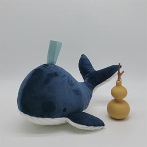 Superventas Animal de peluche Tiburón de peluche Juguetes personalizados para regalos Animales Personalizar Oem Juguete de ballena suave para la venta - Product Image 4