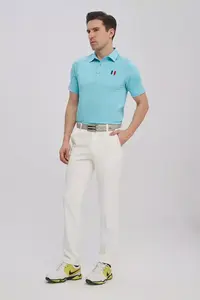 Men's Breathable Knitted Golf Shirts and Jackets Optimized Performance with Digital Printing - Product Image 2