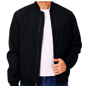 แจ็กเก็ตบอมเบอร์มีซิปเสื้อแจ็กเก็ตอย่างเป็นทางการแฟชั่นสไตล์สตรีทแวร์อบอุ่นลำลองอินเทรนด์สำหรับฤดูหนาว - Product Image 5