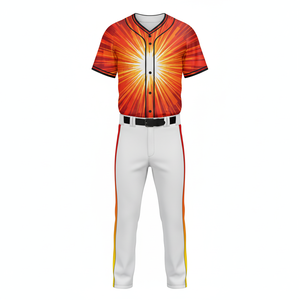 Conjunto de Uniforme de Béisbol Personalizado al por Mayor, Impresión por Sublimación, Malla Transpirable - Product Image 2