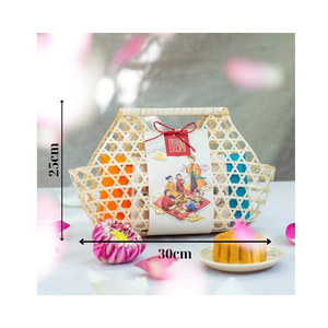 ตะกร้าไม้ไผ่ใส่ของขวัญตะกร้าไม้ไผ่เป็นมิตรต่อสิ่งแวดล้อม - Product Image 4