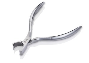 Ensemble de pinces à ongles NL-103 de marque d'exportation OMI soins des cuticules finis gris en acier inoxydable pour manucure et pédicure - Product Image 2