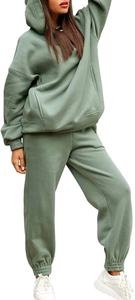 Survêtement pour femmes, design tendance 2026, logo personnalisé, ample, décontracté, survêtement de sport, survêtement d'hiver pour femmes - Product Image 3