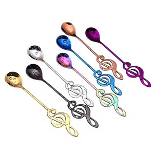 Juego de cucharas de café de acero inoxidable, cucharas de Metal funcionales para té y postre, mesa de cocina, comedor, cubiertos, herramientas - Product Image 4