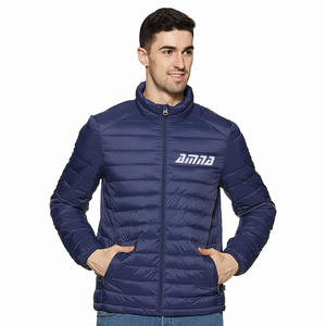 Vestes d'hiver en tissu de Nylon pour adultes, vestes matelassées avec Logo personnalisé imprimé, vente en gros - Product Image 1