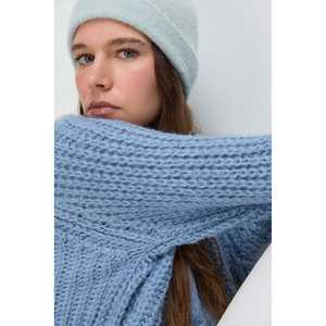 Cárdigan con Cuello en V para Mujer, Estampado, Informal, Tejido sin Tejer, Transpirable, Moderno para Otoño/Invierno, Talla XS, Letra Frontal - Product Image 4