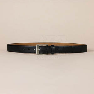 High Quality <b>Men</b> Leather <b>Belt</b> Pin <b>Buckle</b> Genuine Cowhide Adjustable Waist Strap Formal Leather <b>Belt</b> - Product Image 4