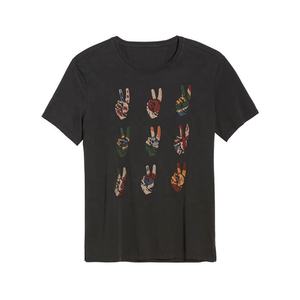 T-Shirt brodé personnalisé à bas prix, vente en gros, usine OEM Design de haute qualité pour hommes T-shirts Design décontracté - Product Image 5