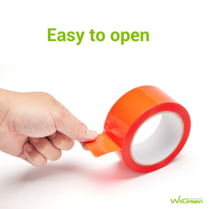 2 pulgadas, 90 yardas, 2,0 mil, cinta BOPP roja de un solo lado, cinta adhesiva acrílica de embalaje sensible a la presión para sellado de cartón 36RL/CS - Product Image 3