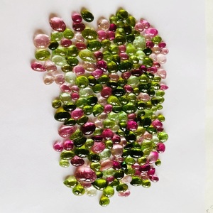 ทัวร์มาลีนคุณภาพ AAA ธรรมชาติ คาโบชอง สีธรรมชาติสวยงาม และความมันวาวดีมาก ของหินแต่ละชิ้น ทุกชิ้น รูปไข่ - Product Image 4