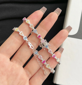 Pendentif en argent 925 de style hip-hop en forme de dessin animé avec moissanite taille princesse rayonnante pour unisexe - Product Image 4