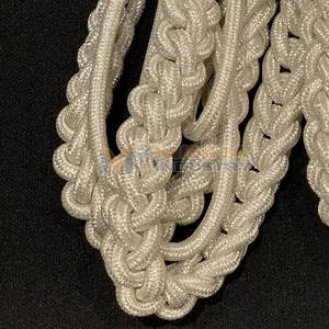 Aiguillettes formelles pour vestes, manteaux et événements spéciaux  Aiguillettes tressées élégantes pour usage cérémonial et costumé - Product Image 6