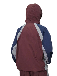 Ensemble de survêtement pour femme à manches longues, coupe courte, respirant, fermeture éclair, vintage, imperméable, sublimation, vêtements d'hiver - Product Image 2