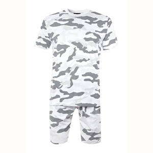 Conjunto de Camiseta y Pantalones Cortos con Estampado de Camuflaje OEM para Hombre, Camisetas y Pantalones Cortos Deportivos para Hombre 2026 con Logotipo Personalizado - Product Image 1