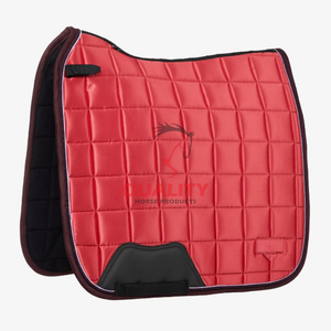 Almohadilla de sillín de caballo inglés al por mayor tela transpirable duradera de primera calidad forro suave diseño ecuestre cómodo - Product Image 1