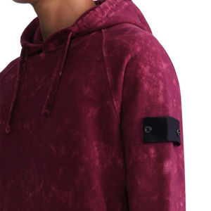 Sweat à capuche surdimensionné en mélange polyester/coton personnalisé, vintage, délavé à l'acide, respirant, séchage rapide pour hommes - Product Image 5