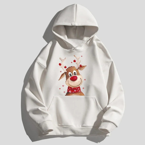 Sweat à capuche en coton pour hommes, pull à capuche de Noël, pull d'entraînement surdimensionné, sweat à capuche de Noël pour femmes, vente en gros personnalisée - Product Image 6