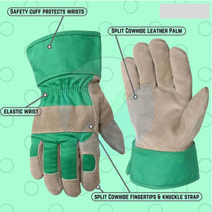 Gants de sécurité multi-usages en cuir Offre Spéciale Gants de sécurité fabriqués au Pakistan Gants de sécurité de la meilleure qualité - Product Image 2