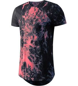 Mens Knitted 100% <b>Cotton</b> 240g Heavyweight Printed Brand Logo Plus Size Casual Custom T-shirt - Product Image 1