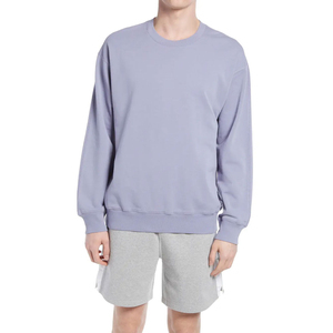Sudaderas de Cuello Redondo para Hombre de Diseño Personalizado de Alta Calidad, Sudaderas Regulares de Alta Calidad con Técnica de Teñido Liso para Invierno - Product Image 1