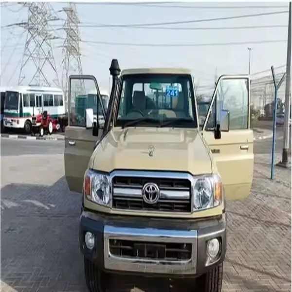 Used Toyota Land CruisersVDJ79 Pickup 4.5L Electric Auto with Leather Seats Panoramic Sunroof Left Steering Automatic Gear Box