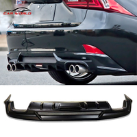 Diffuseur de pare-chocs arrière Carworld pour LEXUS IS300 IS350 IS200T 2014-2020 avec éclairage LED en plastique ABS Jiangxi