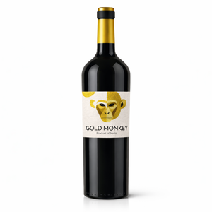 <b>Gold</b> <b>Monkey</b> Premium Bivarietal Red Blend Wine Tempranillo & Syrah 13% ABV Spanish Red Wine 750ml - Product Image 1