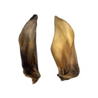 Friandises sèches Premium pour chiens avec oreilles de buffle et de vache collations durables et nutritives pour animaux de compagnie Options alimentaires saines et délicieuses