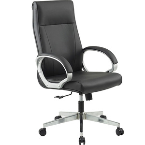 Chaise de bureau pivotante de haute qualité et durable avec dossier haut et design rembourré - Product Image 1