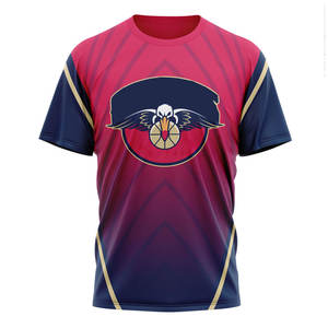 T-shirt de sport pour homme, sublimation, respirant, séchage rapide, sports d'équipe, impression personnalisée sur toute la surface, OEM/ODM disponible - Product Image 1