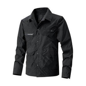 Gran oferta de fábrica, camisas Cargo de algodón 100% para hombre, cuello de polo polar de secado rápido, características transpirables, logotipo personalizado, nuevo estampado - Product Image 1