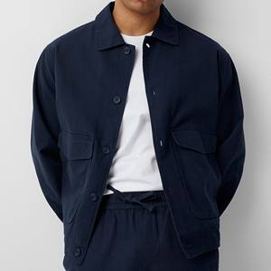 Veste softshell d'hiver personnalisée pour hommes, revêtement imperméable et coupe-vent, doublure polaire pour vêtements de travail, nouveau style avec logo à l'avant - Product Image 2