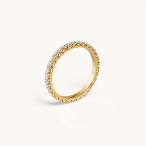 Anillo de Oro Amarillo de 18 Quilates con Piedras Preciosas Vintage, Talla 47, Chapado en Rodio, Joyería Fina - Product Image 3