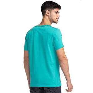 2025 New Wholesale Cotton Henley Neck T-<b>Shirt</b> for <b>Men</b> HighQuality Short Sleeve Buttoned <b>Collarless</b> Tee With Custom Printing - Product Image 5