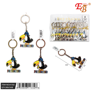 Puerto Rico <b>Key</b> <b>Chain</b> 300pcs 25DZ/CS PVC Keychains - Product Image 1