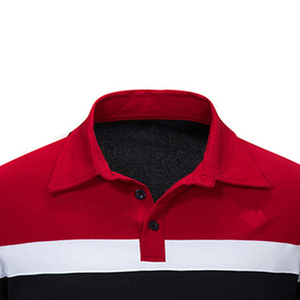 Haute qualité hommes pour polos conception de taux réglable Unique 100% coton solide impression toile Direct ODM haut fabricant foncé - Product Image 4