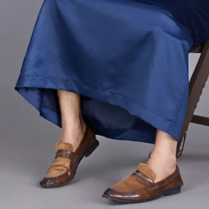 Stylish and Comfortable Anti-static Casual Traditional Men's Thobe with Hood-Polyester Ankle Length for Eid & Hajj Events - Product Image 3