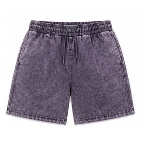 Ropa Premium para Uso Diario en Actividades Relajadas con Material Flexible de Shorts con Lavado Ácido, Shorts Modernos con Lavado Ácido - Product Image 1
