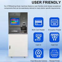 Kiosque de paiement de factures par carte de crédit/débit Encaisser retirer de l'argent ATM Kiosque bancaire en libre-service ATM avec distributeur de billets