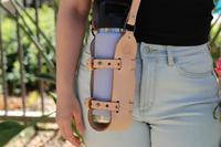 Sac bandoulière mini en cuir véritable tendance de qualité supérieure pour hommes et femmes, motif unique et élégant