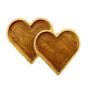 Vajilla Comida Bandeja de madera con calidad estándar Diseño de acabado pintado Bandeja de madera Diseño decorativo - Product Image 5