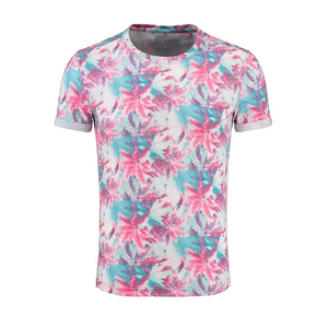 T-shirts à sublimation personnalisés pour hommes coupe régulière polyester/coton tissé séchage rapide respirant professionnel de haute qualité - Product Image 1