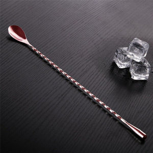 Cuchara agitadora de mango espiral largo de metal más vendida al mejor precio - Product Image 6