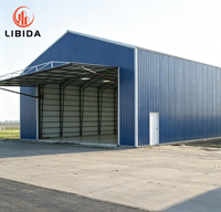 Taller Metálico Prefabricado Industrial, Proyecto de Ingeniería Real, Almacén de Estructura de Acero de Espacio Abierto