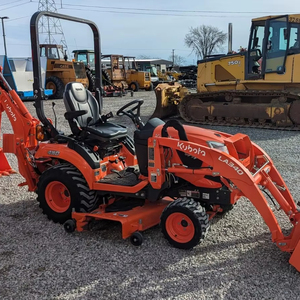 Kubota BX23S with front end loader back <b>hoe</b> attachment and 60 belly mower - Product Image 1