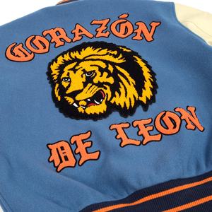 Chaqueta universitaria de béisbol de lana con bordado de chenilla personalizado de alta calidad para hombre con mangas de cuero, chaqueta Formal de invierno con logotipo frontal - Product Image 6