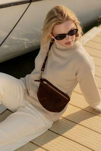 Bolso bandolera de cuero estructurado Quorex - Product Image 2