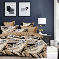Nouveau Redheart Super King Size 300tc ensemble de literie en microfibre écologique impression réactive moderne housse de couette drap-housse